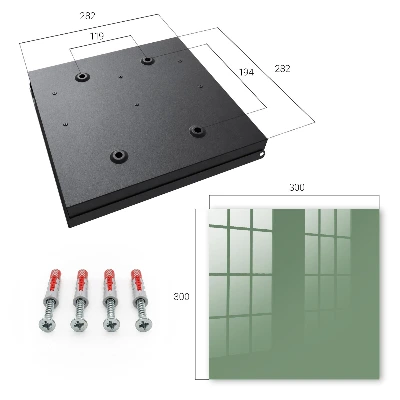 Schlüsselschrank Gedämpftes Grün
