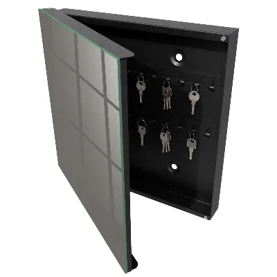 Schlüsselschrank für den Flur Hellbraun