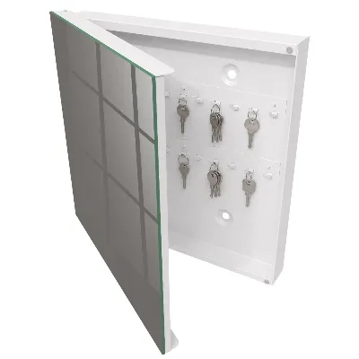 Schlüsselschrank für den Flur Hellbraun
