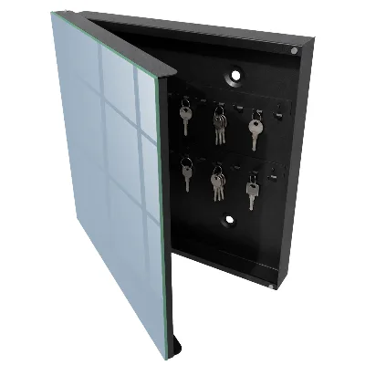 Schlüsselkasten modern Pastellblau