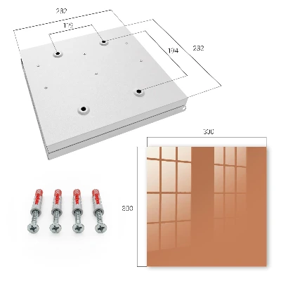 Schlüsselkasten modern Mattorange