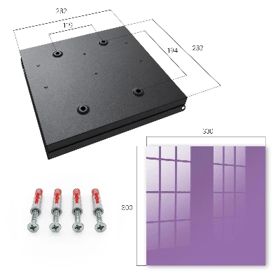 Schlüsselkasten modern Violett