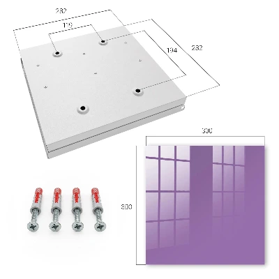 Schlüsselkasten modern Violett