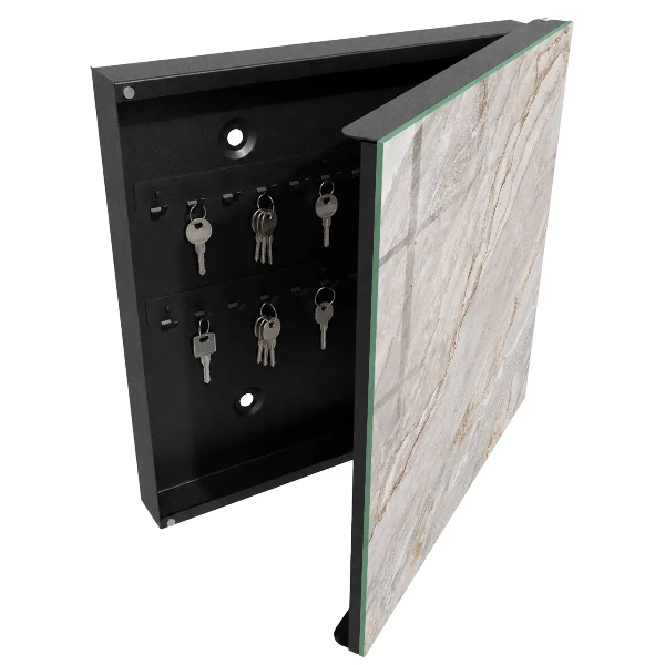 Schlüsselschrank Grauer Marmor