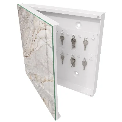 Schlüsselschrank Grauer Marmor