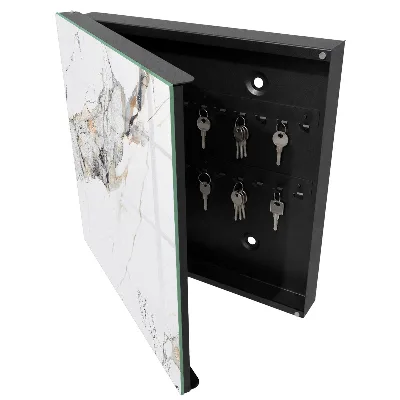 Schlüsselschrank Marmor-Eleganz