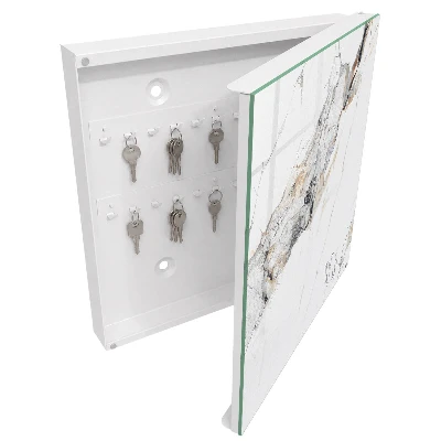 Schlüsselschrank Marmor-Eleganz