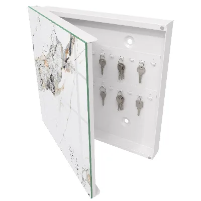 Schlüsselschrank Marmor-Eleganz
