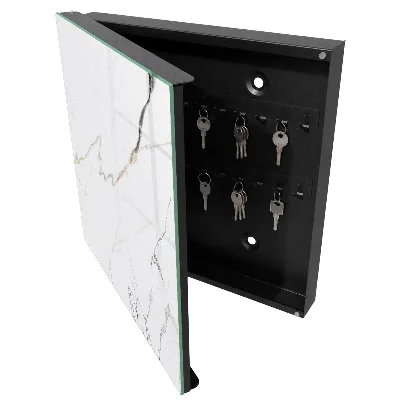 Schlüsselschrank für den Flur Eleganter Marmor