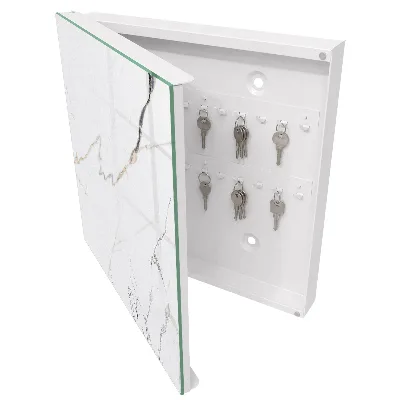 Schlüsselschrank für den Flur Eleganter Marmor