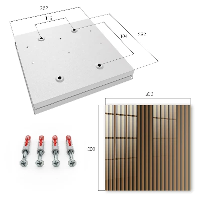 Schlüsselkasten modern Minimalistische Streifen