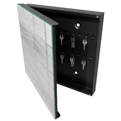 Schlüsselschrank für den Flur Holzmuster