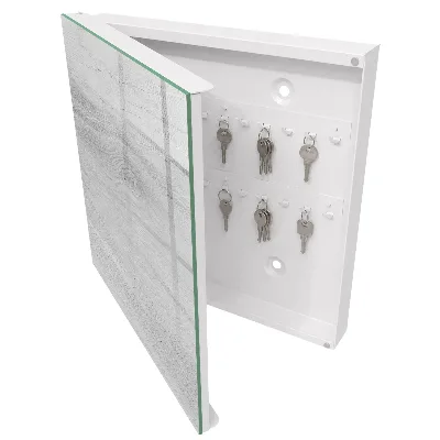 Schlüsselschrank für den Flur Holzmuster