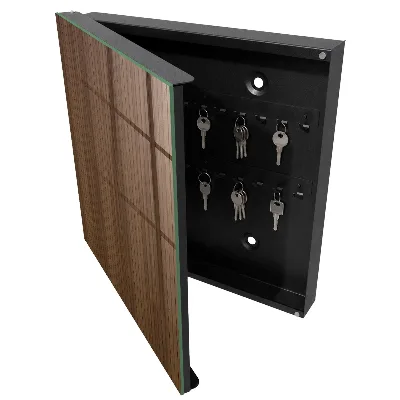 Schlüsselkasten modern Holzbretter