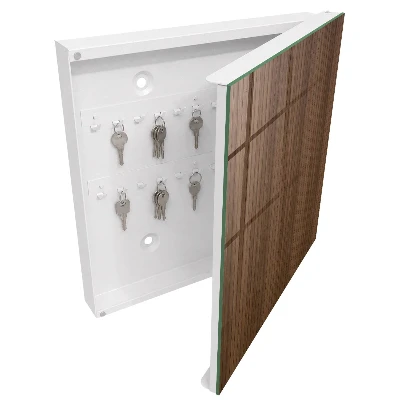 Schlüsselkasten modern Holzbretter