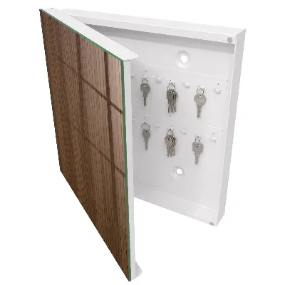 Schlüsselkasten modern Holzbretter