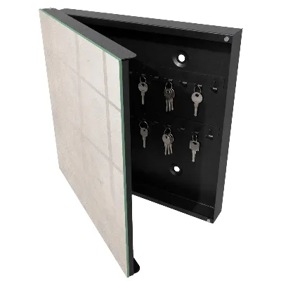 Schlüsselschrank Betonstruktur