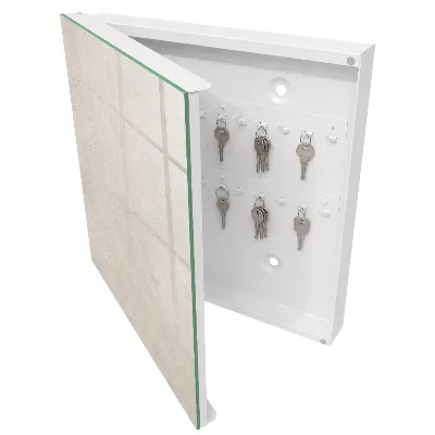 Schlüsselschrank Betonstruktur