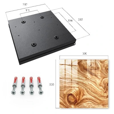 Schlüsselschrank für den Flur Holzwellen