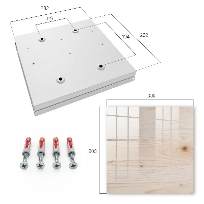 Schlüsselkasten modern Holzstruktur