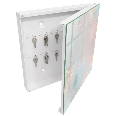 Schlüsselschrank Pastellabstraktion