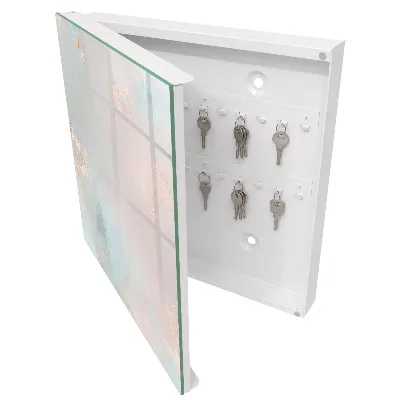 Schlüsselschrank Pastellabstraktion