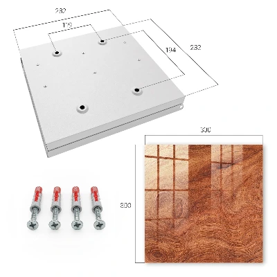Schlüsselschrank für den Flur Holzstruktur