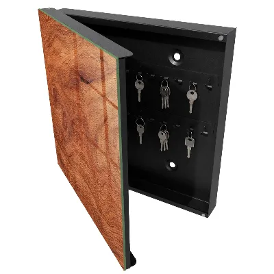 Schlüsselschrank für den Flur Holzstruktur