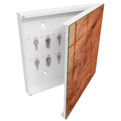 Schlüsselschrank für den Flur Holzstruktur