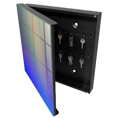Schlüsselschrank für den Flur Farbenfrohe Harmonie