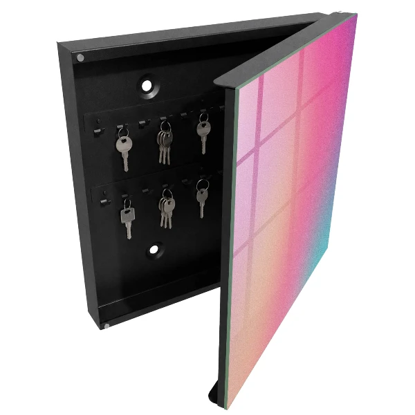 Schlüsselschrank Pastellfarbener Farbverlauf