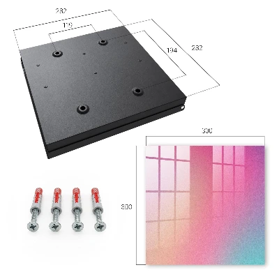 Schlüsselschrank Pastellfarbener Farbverlauf