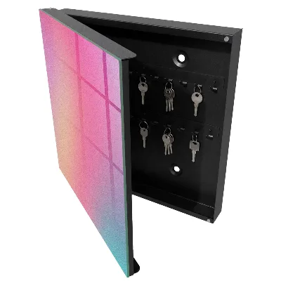 Schlüsselschrank Pastellfarbener Farbverlauf