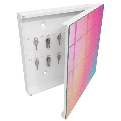 Schlüsselschrank Pastellfarbener Farbverlauf