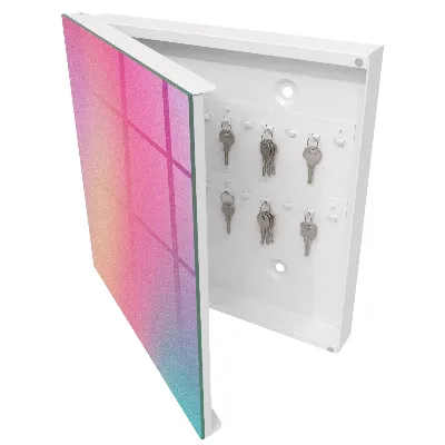 Schlüsselschrank Pastellfarbener Farbverlauf