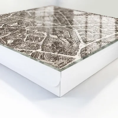 Schlüsselschrank für den Flur Stadtplan