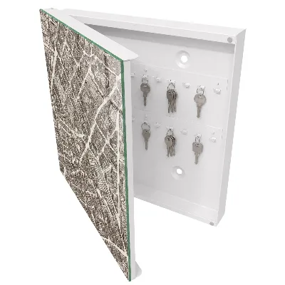 Schlüsselschrank für den Flur Stadtplan