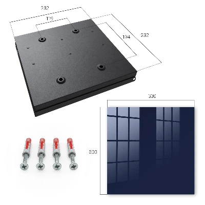 Schlüsselschrank Dunkelmarineblau