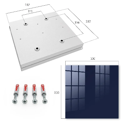 Schlüsselschrank Dunkelmarineblau