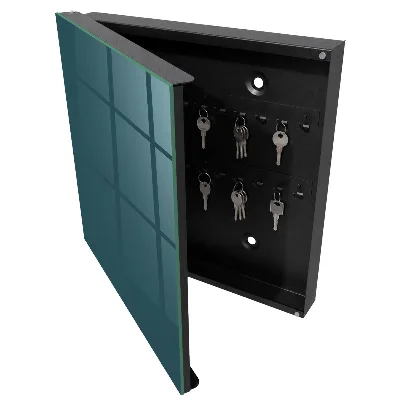 Schlüsselschrank Dunkeltürkis