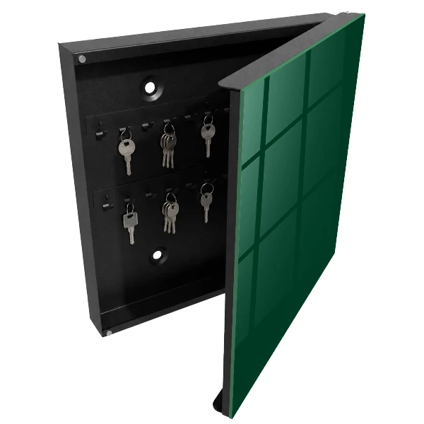 Schlüsselschrank für den Flur Flaschengrün