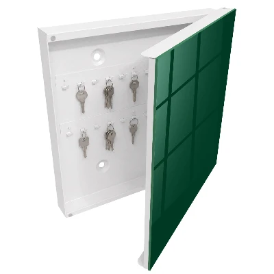 Schlüsselschrank für den Flur Flaschengrün
