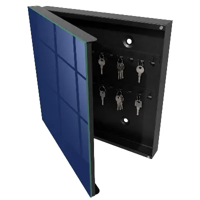 Schlüsselkasten modern Dunkelblau