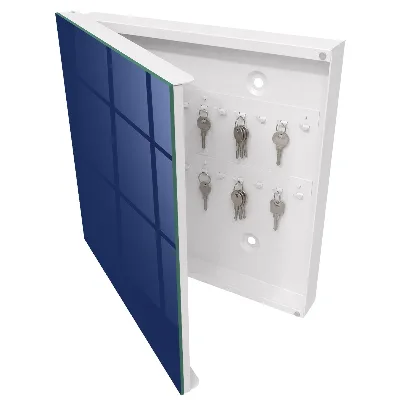 Schlüsselkasten modern Dunkelblau
