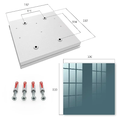 Schlüsselkasten modern Mattes Türkis