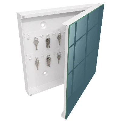 Schlüsselkasten modern Mattes Türkis