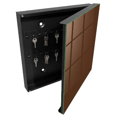 Schlüsselschrank für den Flur Kastanienbraun