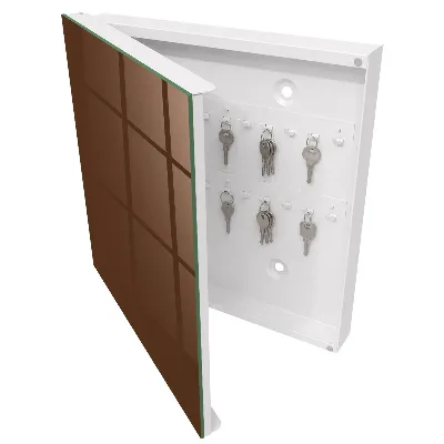 Schlüsselschrank für den Flur Kastanienbraun