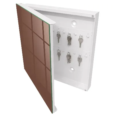 Schlüsselschrank Braune Farbe