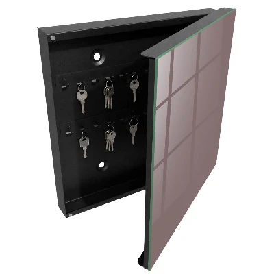 Schlüsselschrank für den Flur Aschbraun